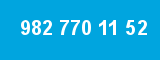 982 770 11 52 982 770 11 52